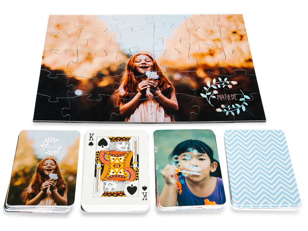 Puzzles e Jogos personalizados com fotos