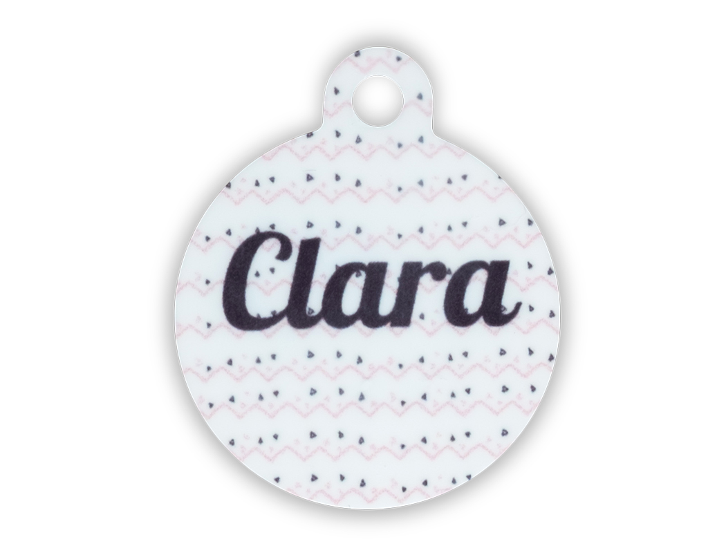 placa em forma de bola