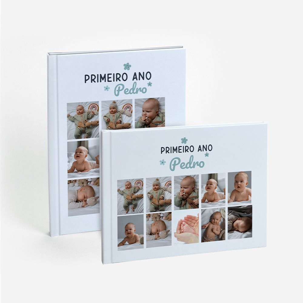 Álbum do Primeiro Ano do Bebé Verde